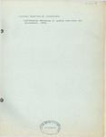 Confidential memoranda of Special Committee for Placements. by American Institute of Accountants. Special Committee for Placements