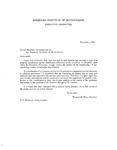 Letter from William H. West, President, Executive Committee, American Institute of Accountants, to Members and Associates of the AIA Re: Proposed Accountancy Service Classification. by William H. West and American Institute of Accountants. Executive Committee