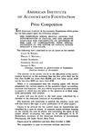 American Institute of Accountants Foundation Prize Competition. by Amereican Institute of Accountants. Foundation