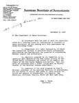 Memorandum From John L. Carey, Secretary, American Institute of Accountants, to Presidents of State Societies, Re: Transcript of Radio Discussion, in Which the Connecticut Society of CPAs Dealt With the Question of Cooperation Between Lawyers and Accountants; Cooperation Between New Jersey Accountants and Bankers; and Talk Prepared by Clem W. Collins, President, AIA, for His Visits To State Societies in Albuquerque, Los Angeles, San Francisco, Portland, Seattle, Boise and Salt Lake City. December 2, 1937 by John L. Carey