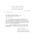 Letter From Charles J. Rowland, Secretary, Harrisburg Chapter, Pennsylvania Institute of CPAs, to John L. Carey, Secretary, American Institute of Accountants, Re: Minutes of Meeting of the Harrisburg Chapter of the Pennsylvania Institute of CPAs, on November 30, 1937. by Charles J. Rowland and American Institute of Accountants. Harrisburg Chapter
