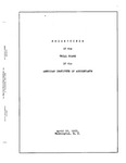 Proceedings of the Spring meeting of the Trial Board of the American Institute of Accountants, Washington, D.C., April 10, 1933. by American Institute of Accountants. Trial Board