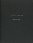Spring meeting of Council of the American Institute of Accountants, Washington, D.C., April 14, 1924. (Includes Executive Committee, Trial Board (p. 3-58)) by American Institute of Accountants. Council, American Institute of Accountants. Executive Committee, and American Institute of Accountants. Trial Board