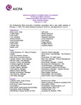 Open meeting minutes, February 11, 2020 by American Institute of Certified Public Accountants. Professional Ethics Division. Professional Ethics Executive Committee