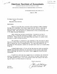 Letter from John L. Carey, Executive Director, American Institute of Accountants, to State Society Presidents and Executive Secretaries, Re: Arranging Meeting of Paid Secretaries and Executive Directors of State Societies With Institute Staff.