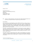 Comment Letter: Re: Comments on Proposed Regulations under Section 263(a) Guidance Regarding Deduction and Capitalization of Expenditures Related to Tangible Property (REG-168745-03).