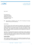 Letter from Patricia A. Thompson, CPA, Chair, AICPA Tax Executive Committee, to Andrew Keyso, Jr., Associate Chief Counsel (Income Tax & Accounting), Internal Revenue Service, Re: Recommendation for Modification of Rev. Proc. 2011-18 Concerning the Accounting Method for Income from Gift Card Receipts.