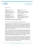 Letter from Jeffrey A. Porter, CPA, Chair, AICPA Tax Executive Committee, to Max Baucus, Chairman, and Orrin G. Hatch, Ranking Member, Senate Committee on Finance; Dave Camp, Chairman, and Sander W. Levin, Ranking Member, House Committee on Ways and Means; Re: Simplification and Technical Legislative Proposals.