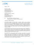 Letter From Jeffrey A. Porter, CPA, Chair, AICPA Tax Executive Committee, to Steven T. Miller, Acting Commissioner, Internal Revenue Service, and William J. Wilkins, Chief Counsel, Internal Revenue Service, Re: Form 1099-MISC, Miscellaneous Income--Filing Requirements for Taxpayers With Rental Real Estate.