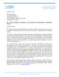 Letter from Jeffrey A. Porter, CPA, Chair, AICPA Tax Exective Committee, to Daniel Werfel, Acting Commissioner, Internal Revenue Service, Re: Revenue Ruling 99-6 Related to the Conversion of Partnerships to Disregarded Entities.