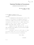 Letter from John L. Carey, Secretary, American Institute of Accountants, to Members of Council of the AIA Re: Notice of Regular Meeting of the Council at 10:00 a.m., Monday, October 15, 1934, at Hotel Stevens, Chicago, IL.
