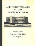 Auditing Standards Board Public Document, Meeting Date: February 9-11, 1999 San Diego, CA