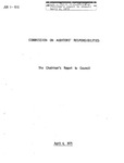 Chairman's Report to Council