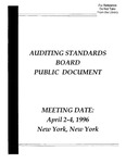 Auditing Standards Board Public Document, Meeting Date: April 2-4, 1996, New York, NY