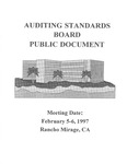 Auditing Standards Board Public Document, Meeting Date: February 5-6, 1997, Rancho Mirage, CA