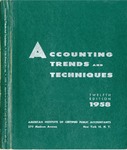Accounting trends and techniques, 12th annual survey, 1958 edition