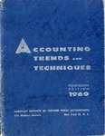 Accounting trends and techniques, 14th annual survey, 1960 edition