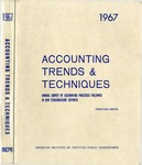 Accounting trends and techniques, 21st annual survey, 1967 edition by American Institute of Certified Public Accountants