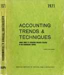 Accounting trends and techniques, 25th annual survey, 1971 edition by American Institute of Certified Public Accountants