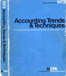 Accounting trends and techniques, 27th annual survey, 1973 edition by American Institute of Certified Public Accountants