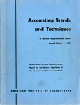 Accounting trends and techniques, 7th annual survey, 1953 edition by American Institute of Accountants