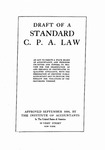 Draft of a standard C.P.A. law