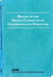Report of the Special Committee on Governance and Structure by American Institute of Certified Public Accountants. Special Committee on Governance and Structure