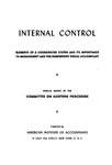 Internal control: elements of a coordinated system and its importance to management and the independent public accountant, special report