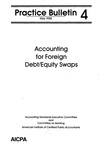 Accounting for foreign debt/equity swaps; Practice Bulletin 4