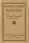 Directory of theAmerican Society of Certified Public Accountants, January 1, 1925