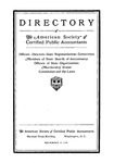 Directory of theAmerican Society of Certified Public Accountants, November 15, 1930