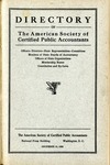 Directory of theAmerican Society of Certified Public Accountants, December 15, 1932 by American Society of Certified Public Accountants