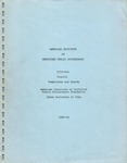 Officers, council, committees and boards, American Insitute of Certified Public Accountants Foundation, state societies of CPAs, 1962-63