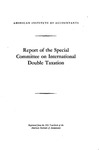 Report of the Special Committee on International Double Taxation