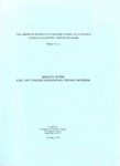 College accounting testing program bulletin no. 31; Results of the fall, 1957, college accounting testing program