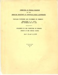 Prepared Testimony and Statement of Comments Regarding H. R. 10650, The Revenue Act of 1962,  Presented to the Committee on Finance, Senate of the United States, April 3 and 10, 1962