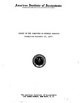 Report of the Committee on Federal Taxation, Submitted September 23, 1937