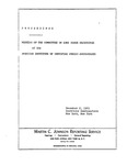 Proceedings: December 2, 1963, Institute Headquarters, New York, New York