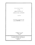 Proceedings: Discussion on Education and Sociology, November 7-8, 1963, Drake Hotel, Chicago
