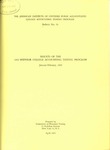 College accounting testing program bulletin no. 44; Results of the 1962 midyear college accounting testing program, January-February, 1962
