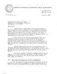 Letter from Leonard M. Savoie to Francis M. Wheat by American Institute of Certified Public Accountants. Committee on Relations with SEC & Stock Exchanges and Leonard M. Savoie