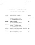 Financial Statements for October 31, 1960. by American Institute of Certified Public Accountants (AICPA)