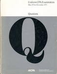 Uniform CPA examination questions May 1974 to November 1975