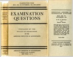Examination questions May 1942 to November 1945 inclusive by American Institute of Accountants. Board of Examiners