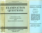 Uniform certified public accountant examinations, May 1945 to November 1947 inclusive; Uniform CPA examination questions, May 1945 to November 1947