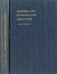 Uniform certified public accountant examinations, May 1960 to November 1962; Uniform CPA examination questions, May 1960 to November 1962