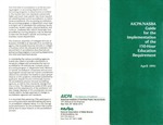 AICPA/NASBA Guide for the implementation of the 150-hour education requirement by American Institute of Certified Public Accountants and National Association of State Boards of Accountancy