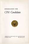 Information for CPA Candidates (1954)