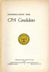 Information for CPA Candidates (1958) by American Institute of Certified Public Accountants (AICPA)
