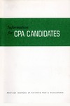 Information for CPA Candidates (1966)